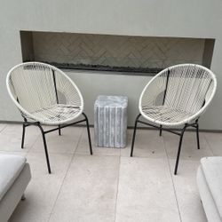 Pair Lounge Outdoor Chairs