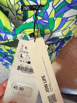 Zara floral dress