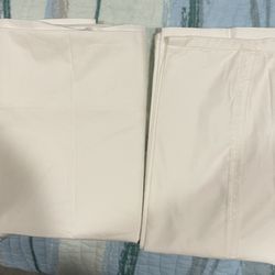 Set Of king size Pillowcases Off white