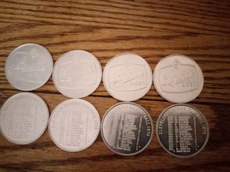 1974 Stroh's Beer Coin With Cleveland Browns Schedule 