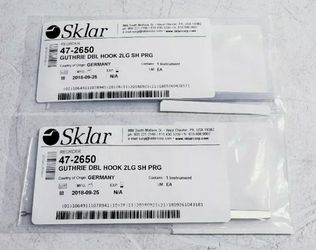 2 Sklar Guthrie DBL Hook 2LG SH PRG 47-2650