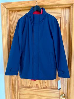 Navy Blue Mens Raincoat size S