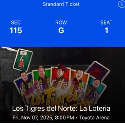 Two Tickets $90 For Both