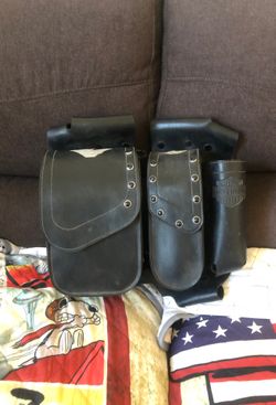 Harley Davidson motorcycle pouches