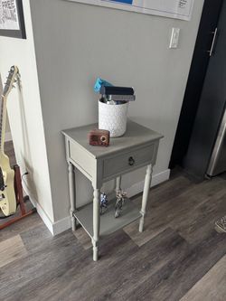 Wood Nightstand