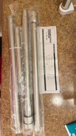 TENSION SHOWER CURTAIN ROD ADJUSTABLE  32”- 62”