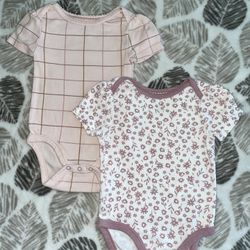 Cloud Island 3-6 Months Baby Girl Bodysuit 