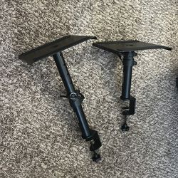 2 Speaker Desk Mounts