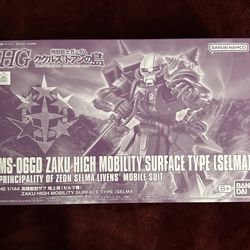 Gunpla Zaku High Mobility Surface Type Selma HG 1/144