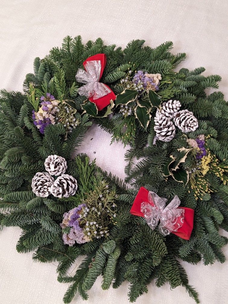 Fresh Made Xmas Wreaths