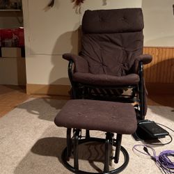 Brown Rocking Chair 