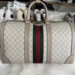 Authentic Gucci Savoy Small Duffle Bag  