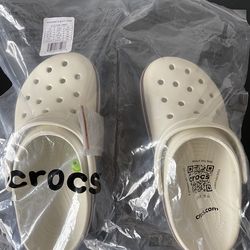 Croc gum clog summit white