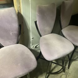 Lavender Bar Stools Qty 3