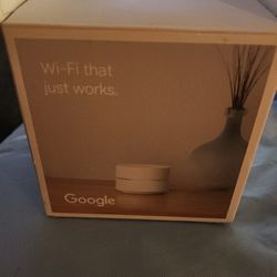 Google WIFI ROUTER OPTIONAL MESH TO EXTREND. ROUTER DIES 1500FT Brand New asking 35 obo