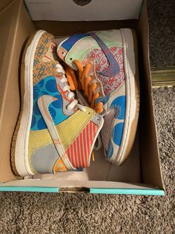 2017 Nike SB Dunk High Thomas Campbell “What The Dunk” Size 8