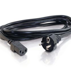8.2ft (2.5m) 14 AWG European Power Cord 