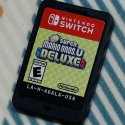 New Super Mario Bros. U Deluxe Nintendo Switch Game Tested Cartridge Only K098