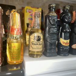 Vintage Mini Bottles Liquor Antique