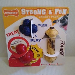 Nylabone Strong & Fun Variety 3 Pack 