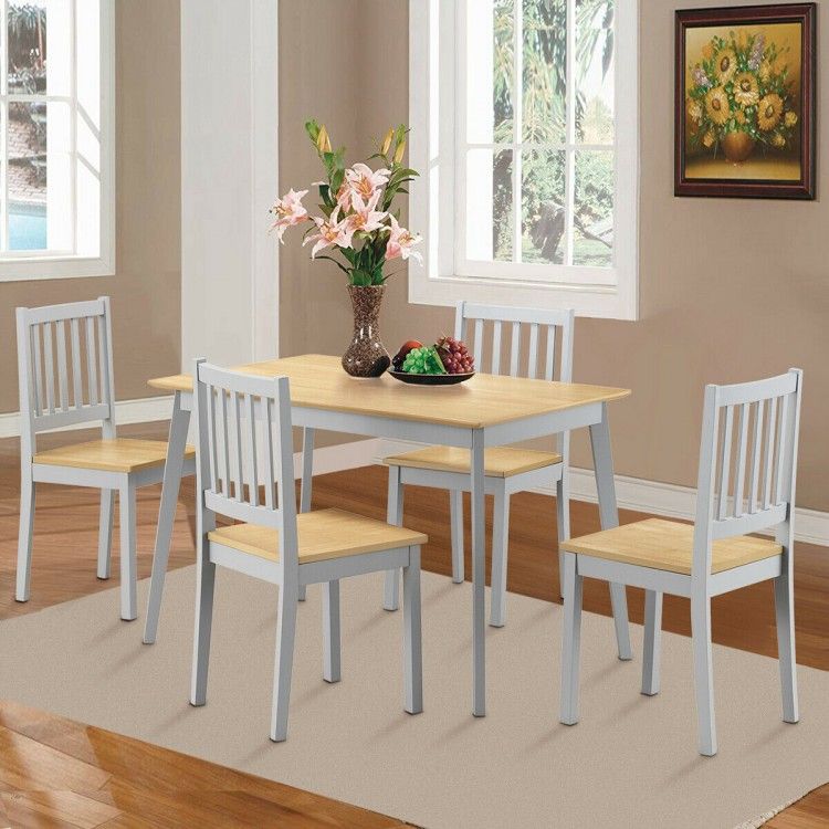 5 piece Dining Table Set Home Garden