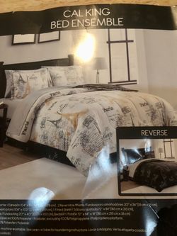 KING BED ENSEMBLE, PARIS THEME