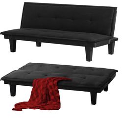 yoyomax Futon Convertible Couch,Breathable Fabric Folding Sofa Bed Easy to Clean-Ideal for Living Room,Bedroom, Apartment and Office-Compact Design fo