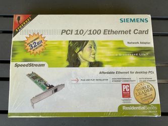 New Siemens SpeedStream PCI 10/100 Ethernet Card SS1019