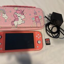 Nintendo Light With Case And Game