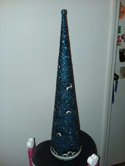 Shades Of Blue Beaded And Sequin Holiday Tree
