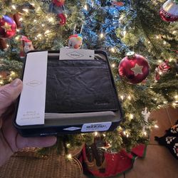 fossil leather wallet new