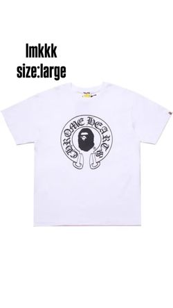 BAPE x Chrome Hearts Collab Tee Large