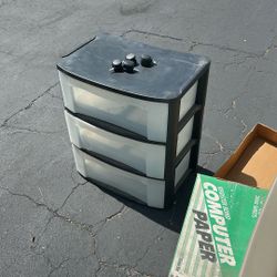 Rolling 3 Drawer