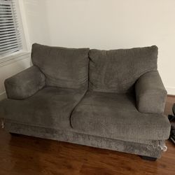 Loveseat (2-seat) Couch - Gray - From Ashley Furniture