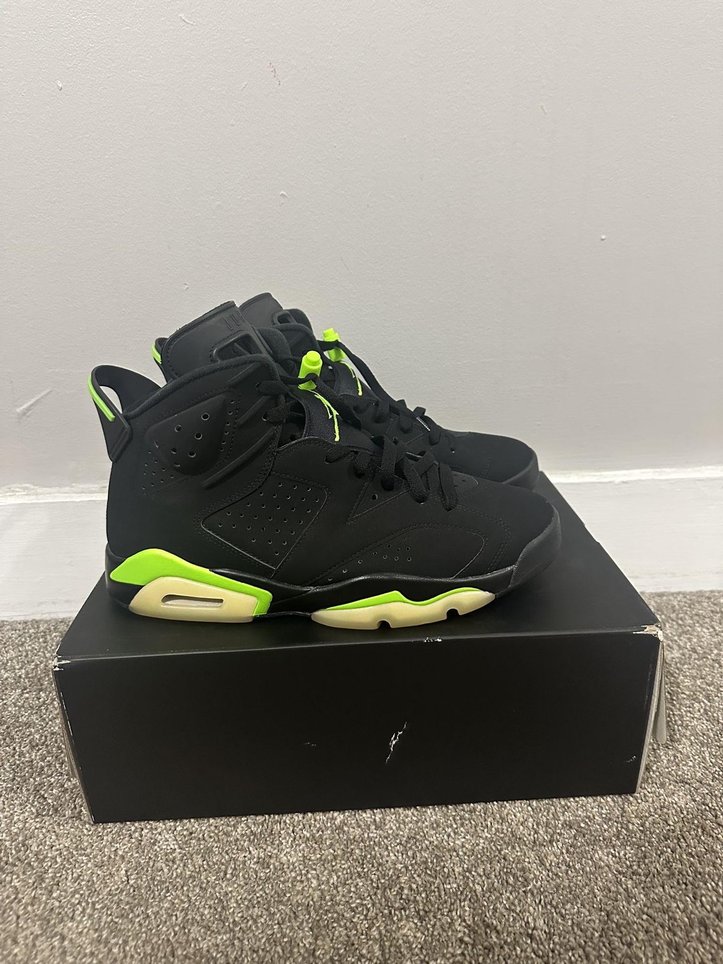 Jordan 6 Electric Lime - Size 10