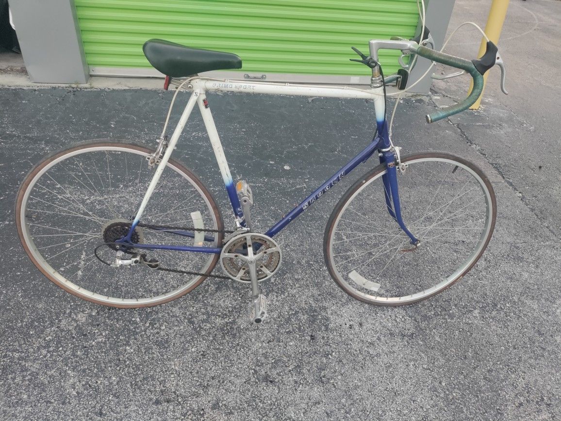 Blue An White Bike