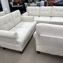 3 Pc Living Room Set (sofa/loveseat/chair)