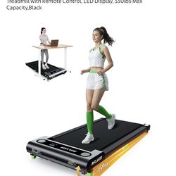 GREAT DEAL!!! Akluer 480L-A Walking Pad with Incline, 2.5HP Under Desk Treadmill w/ Remote Control, LED Display, 330lbs Max Capacity,Black