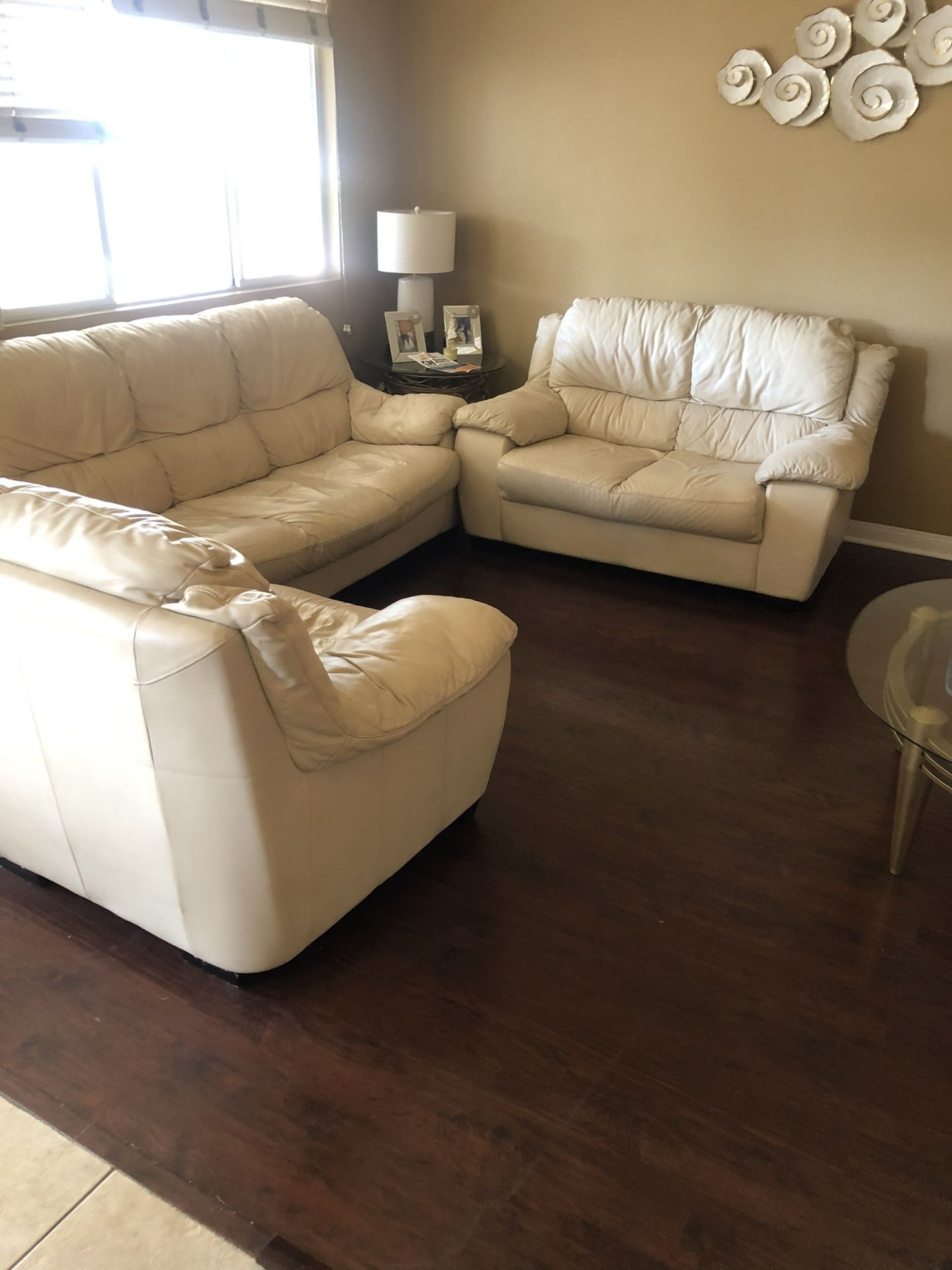 Authentic Leather Sofa Set