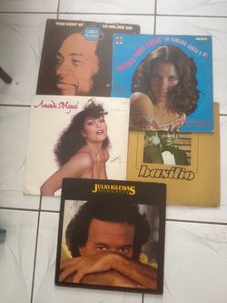 Lot of 5 Vintage Latin Vinyl Records