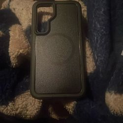 Samsung Galaxy S24 Plus Heavy Duty Black Magnetic Phone Case With Screen Protector