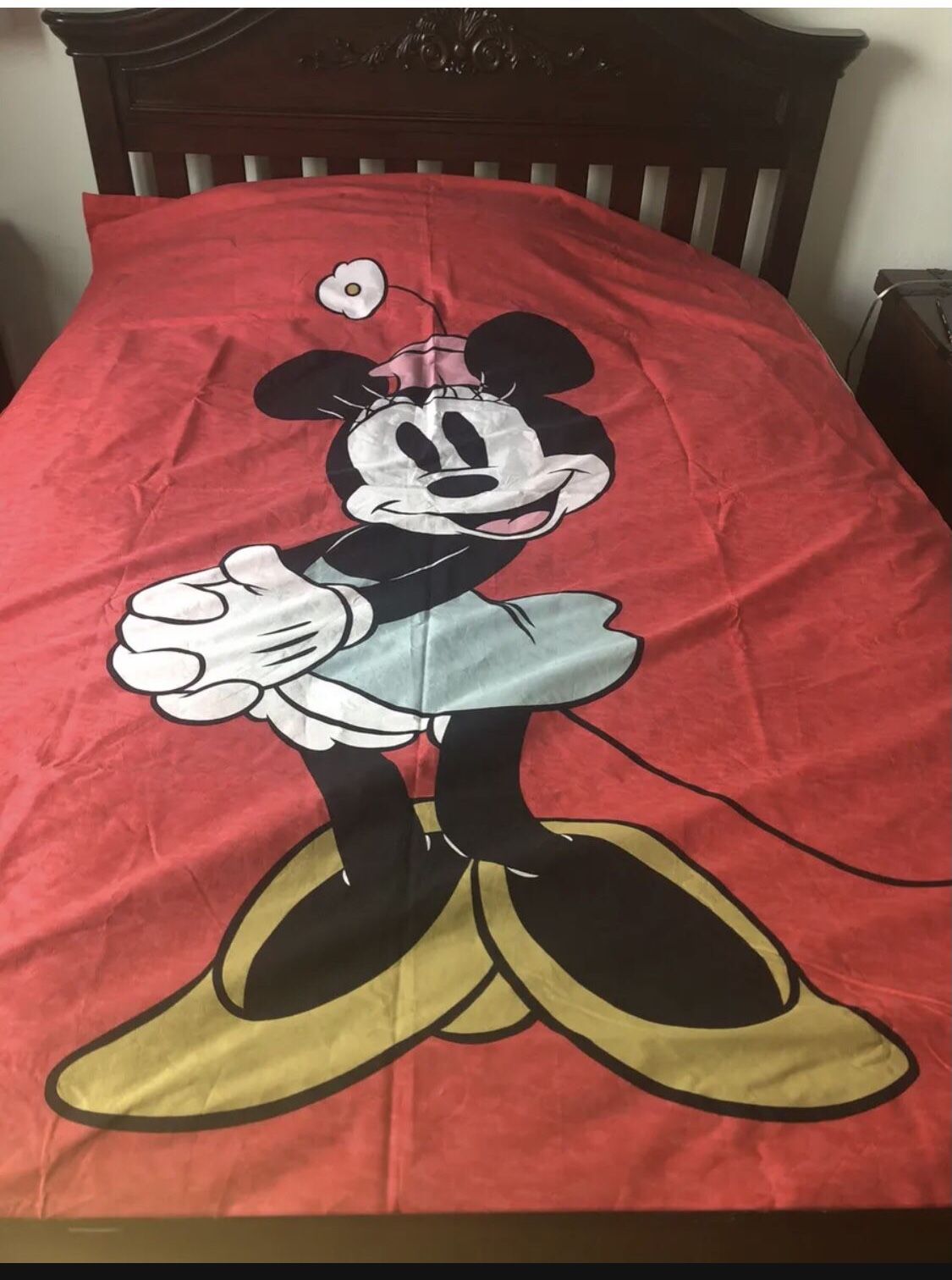 Vintage Minnie Mouse Children Duvet Cover. Mint. Twin . New condition