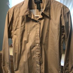 Lauren Ralph Lauren Women’s Cotton Button Down Shirt 