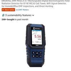 Radiation detector for EF RF MF 5G