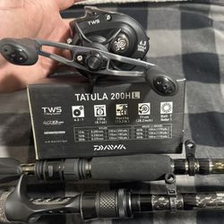 Daiwa Tatula baitcaster combo Rods Swimbait 