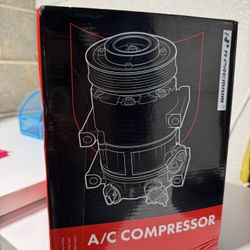 A-Premium Air Conditioner AC Compressor with Clutch Compatible with Hyundai Sonata
