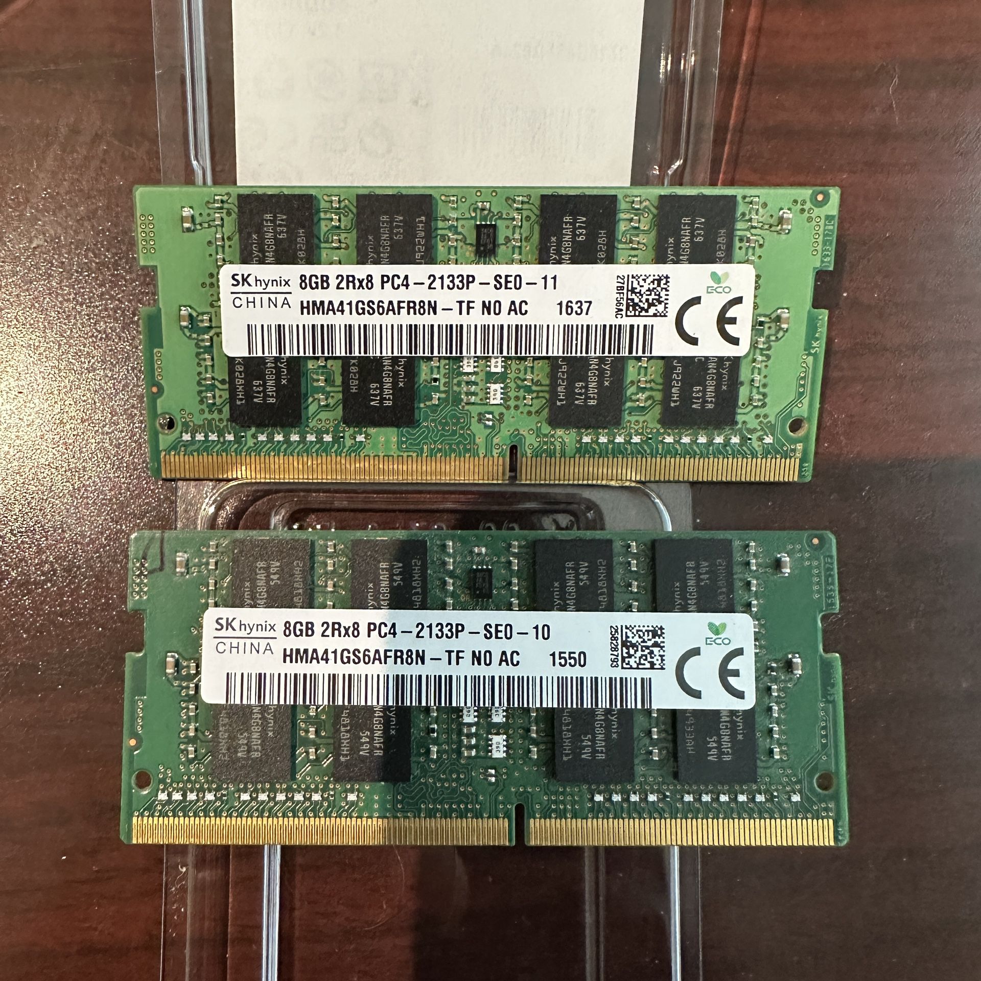 16 GB DDR4 Ram 