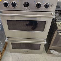VIKING 30 INCH ELECTRIC DOUBLE CONVECTION WALL OVEN C  CY