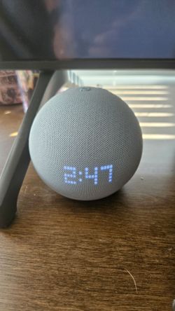 Amazon Echo Dot with Clock