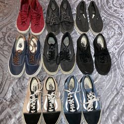 Vans Shoes  Lot Of 8 Pairs